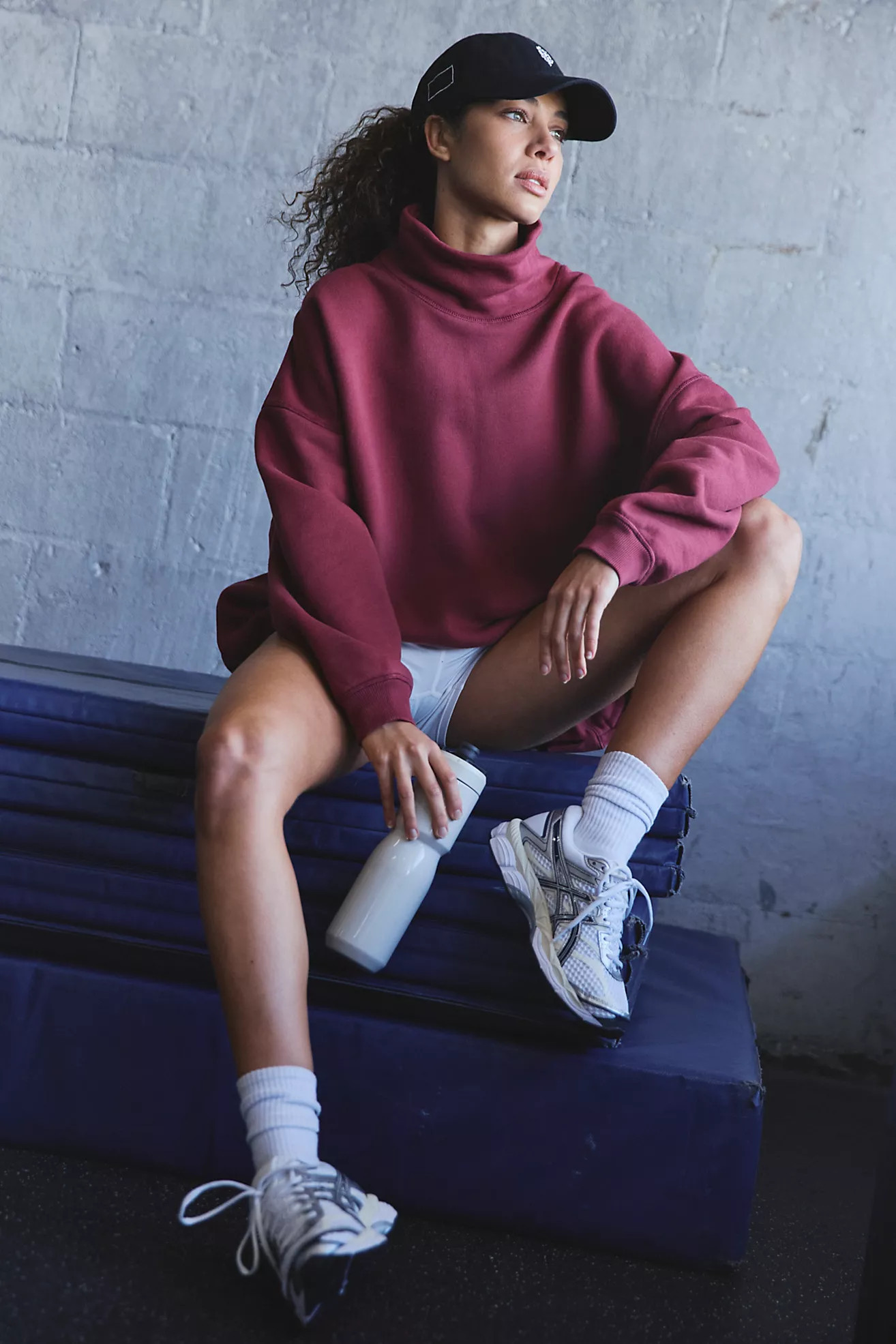 A Cut Above Mock Neck Pullover Sweatshirt | Free People (Global - UK&FR Excluded)