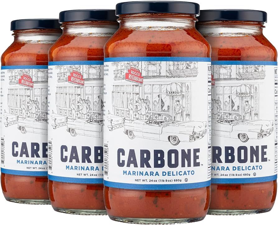 Carbone Marinara Delicato Pasta Sauce | Tomato Sauce Made with Fresh & All-Natural Ingredients | ... | Amazon (US)