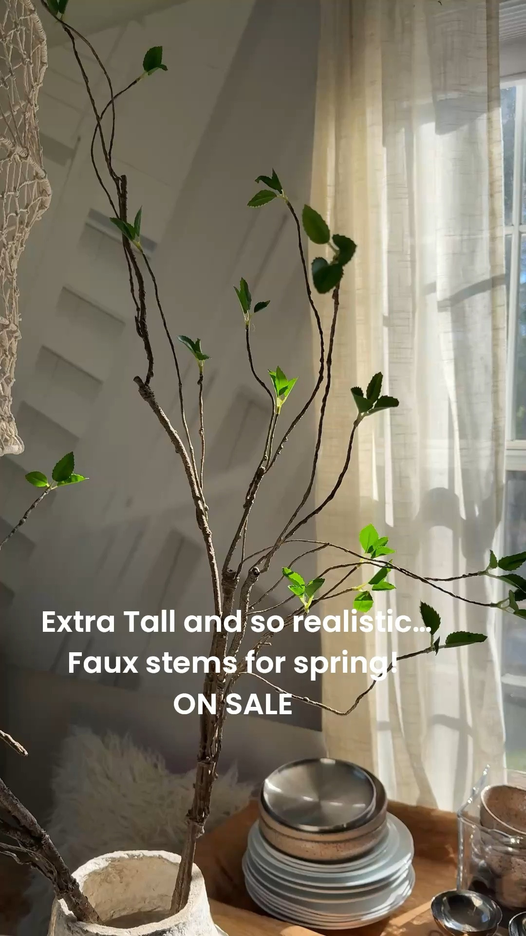 Spring stems that are super tall and so realistic!! On sale now! I absolutely love them! 

#LTKSeasonal #LTKHome #LTKSaleAlert