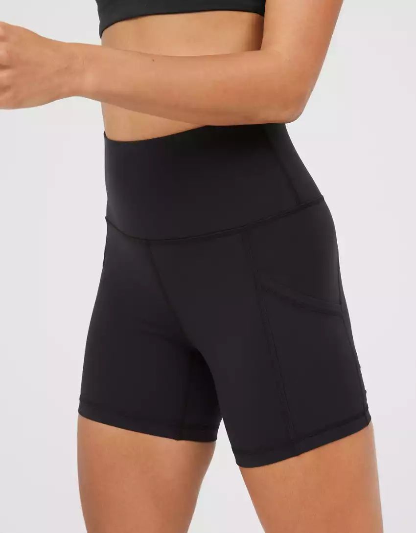 OFFLINE By Aerie Recycled The Hugger 5" Bike Short | American Eagle Outfitters (US & CA)