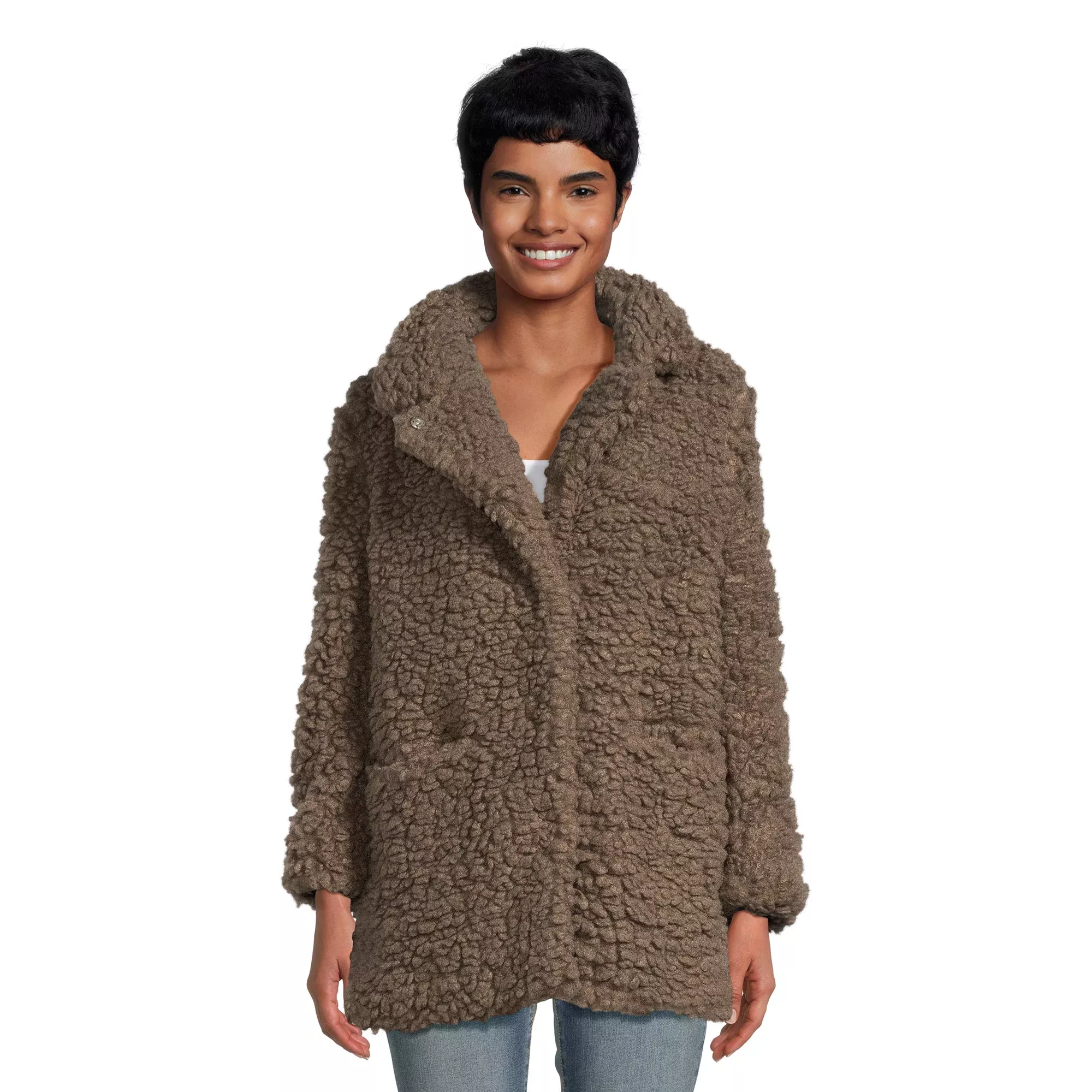 Time and Tru Women's Faux Sherpa … curated on LTK