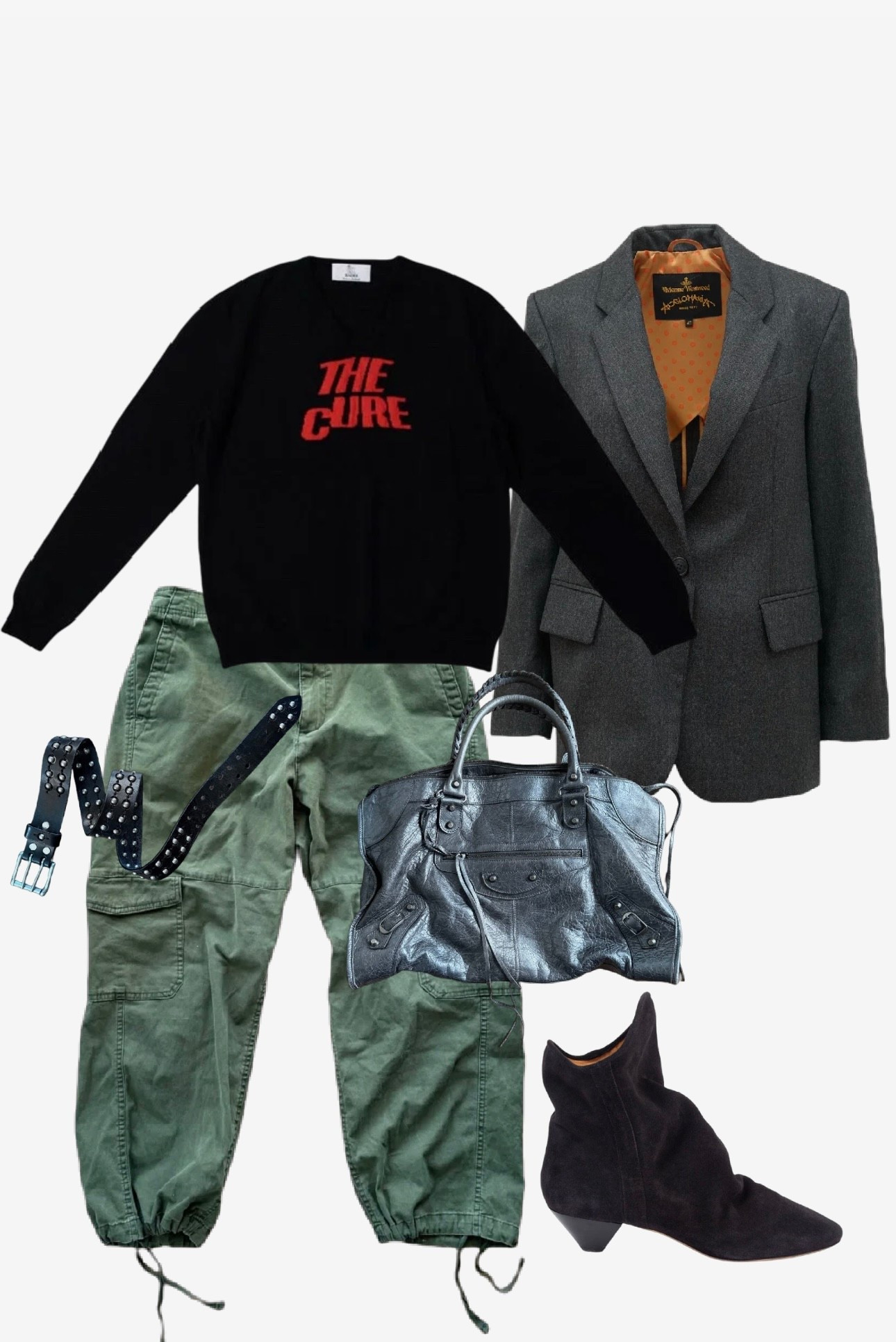 From yesterday. I forgot to post. 
Belt, blazer, and bag are preloved/vintage. 

#LTKootd #LTKSeasonal #LTKOver40