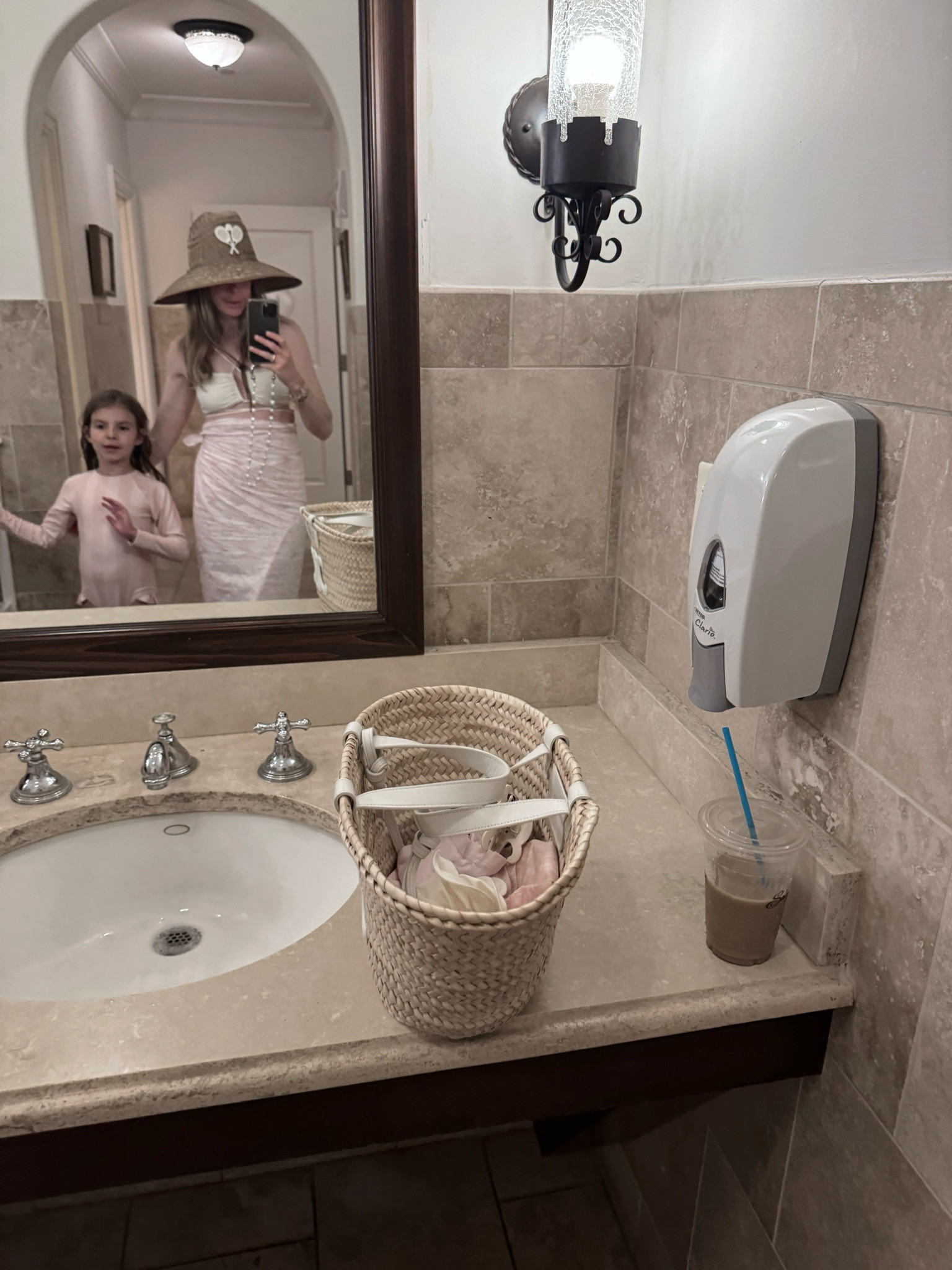 Loved this swim look. This Veronica Beard hat is chic and perfect for days in the sun. Wearing my favorite Julia Amory Pareo! 

Use my code EMILY15 for a discount on Julia Amory’s website.