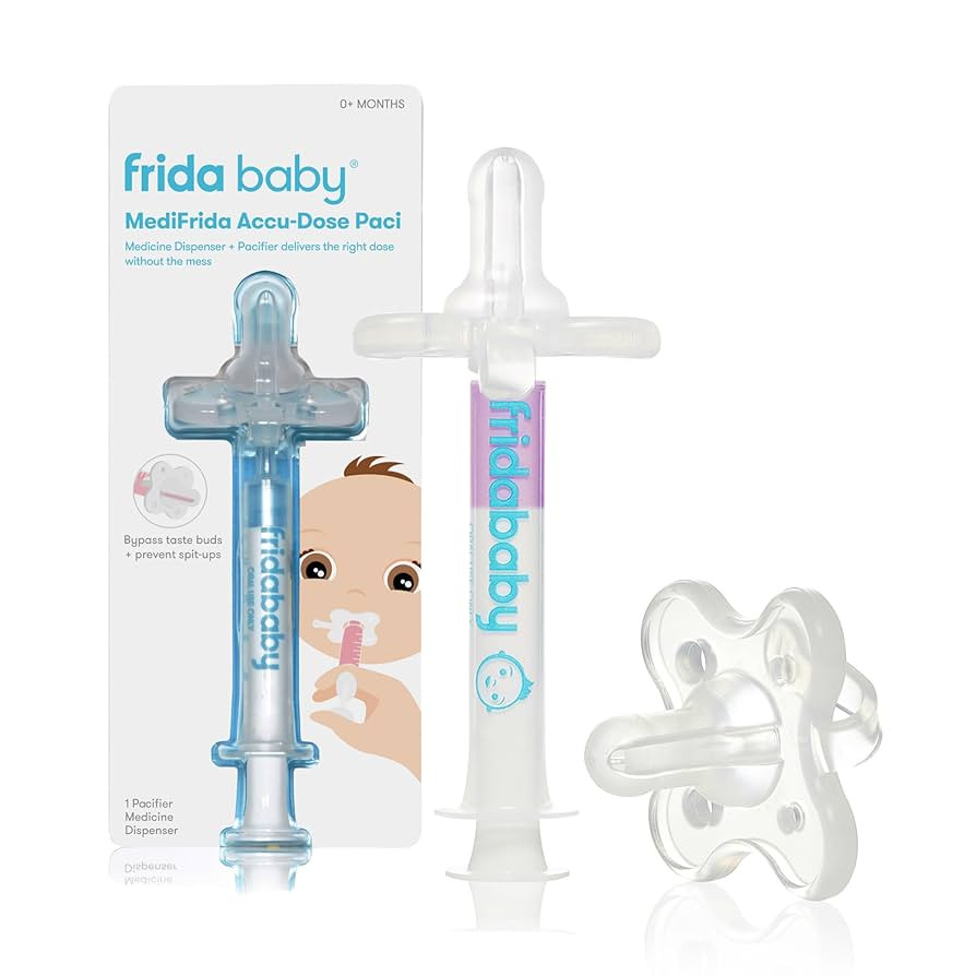 Frida Baby Medicine Pacifier Syringe, Accu-Dose Paci, Medi Frida Dispenser for Mess & Fuss Free U... | Amazon (US)