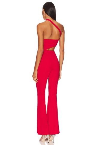 superdown Emilie Cut Out Jumpsuit in Red from Revolve.com | Revolve Clothing (Global)