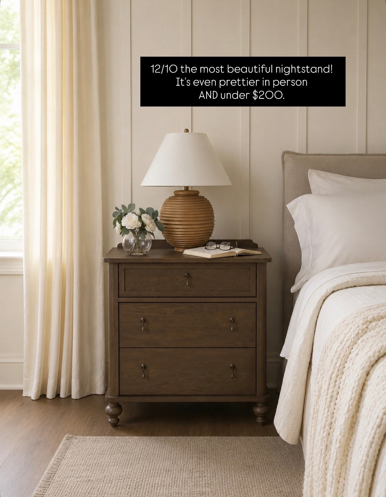 Love this Walmart nightstand! So beautiful and under $200!

#LTKHome