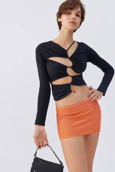 Motel Rajina Cutout Top | Urban Outfitters (US and RoW)