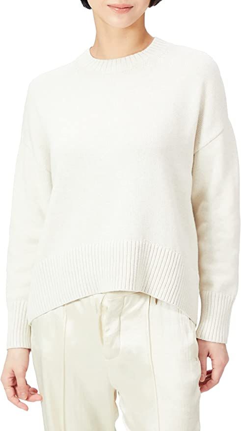 Daily Ritual Women's 100% Cotton Boxy Crewneck Sweater | Amazon (UK)