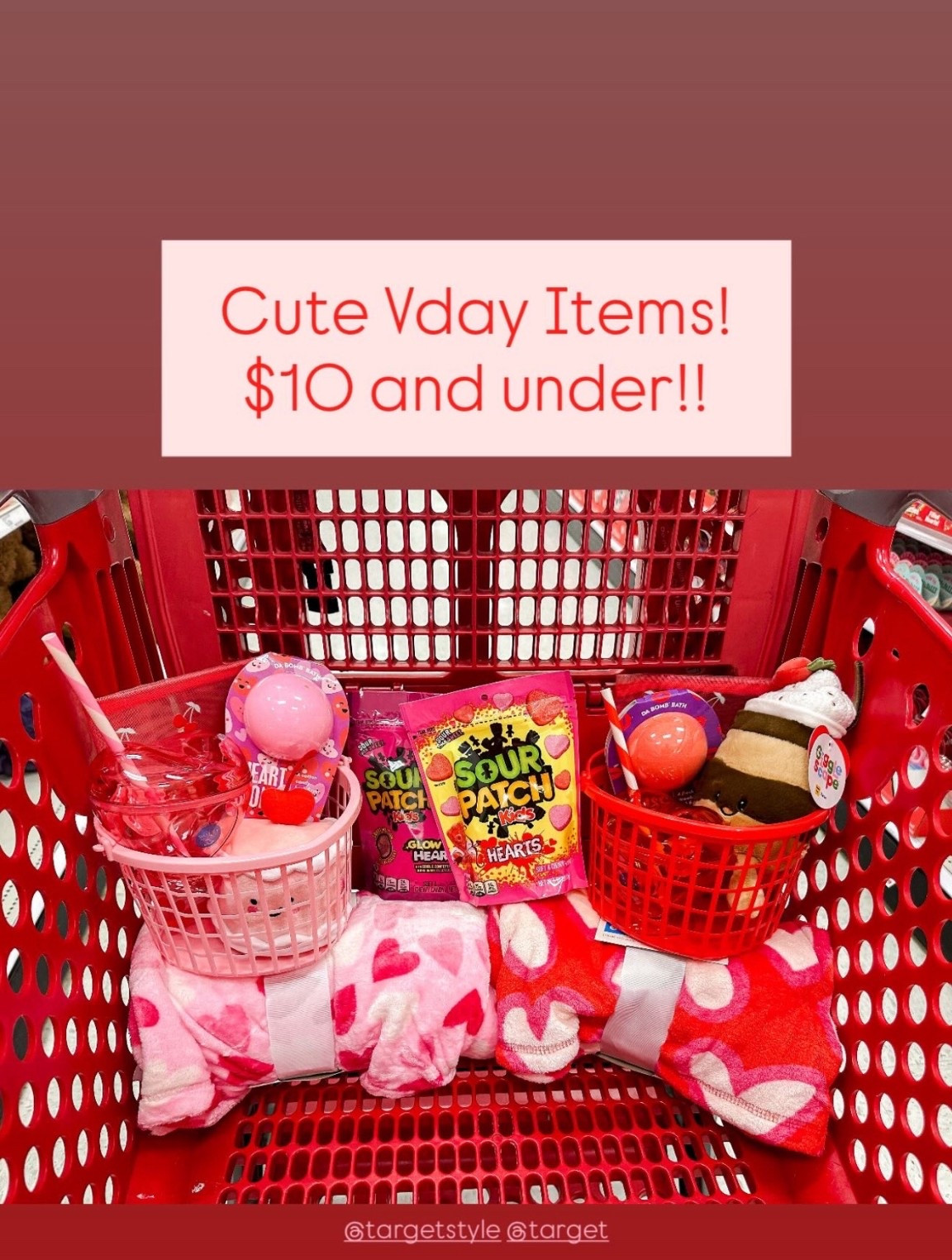 Target Valentine’s Day Gift Baskets
Bath Bombs, Plushies, Candy, Blankets

#LTKdayinmylife #LTKValentine #LTKmomlife