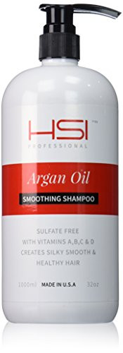 HSI professional sulfate-free argan oil smoothing shampoo, 32 ounce | Amazon (US)