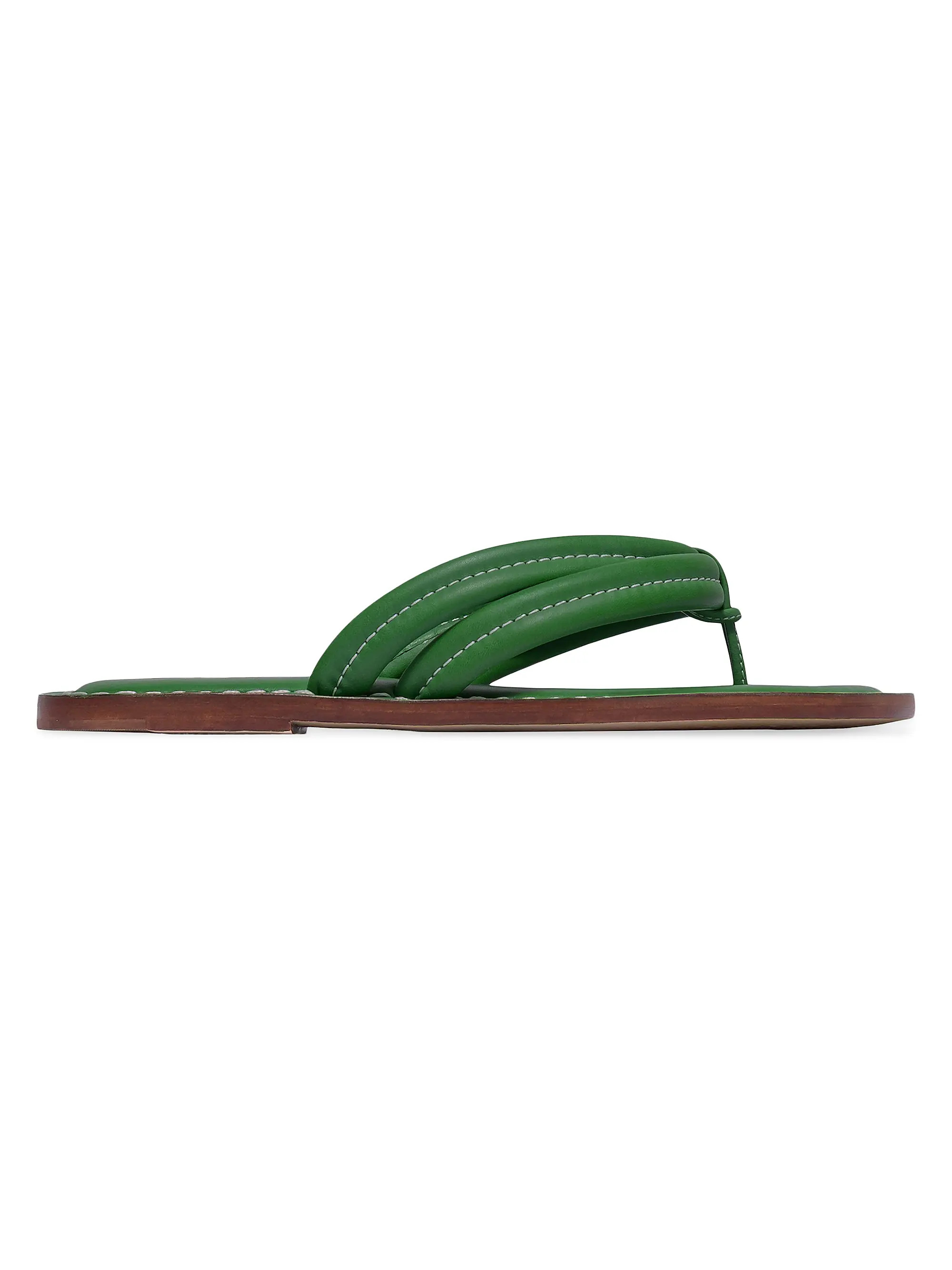 Bernardo Miami Leather Thong Sandals | Saks Fifth Avenue | Saks Fifth Avenue
