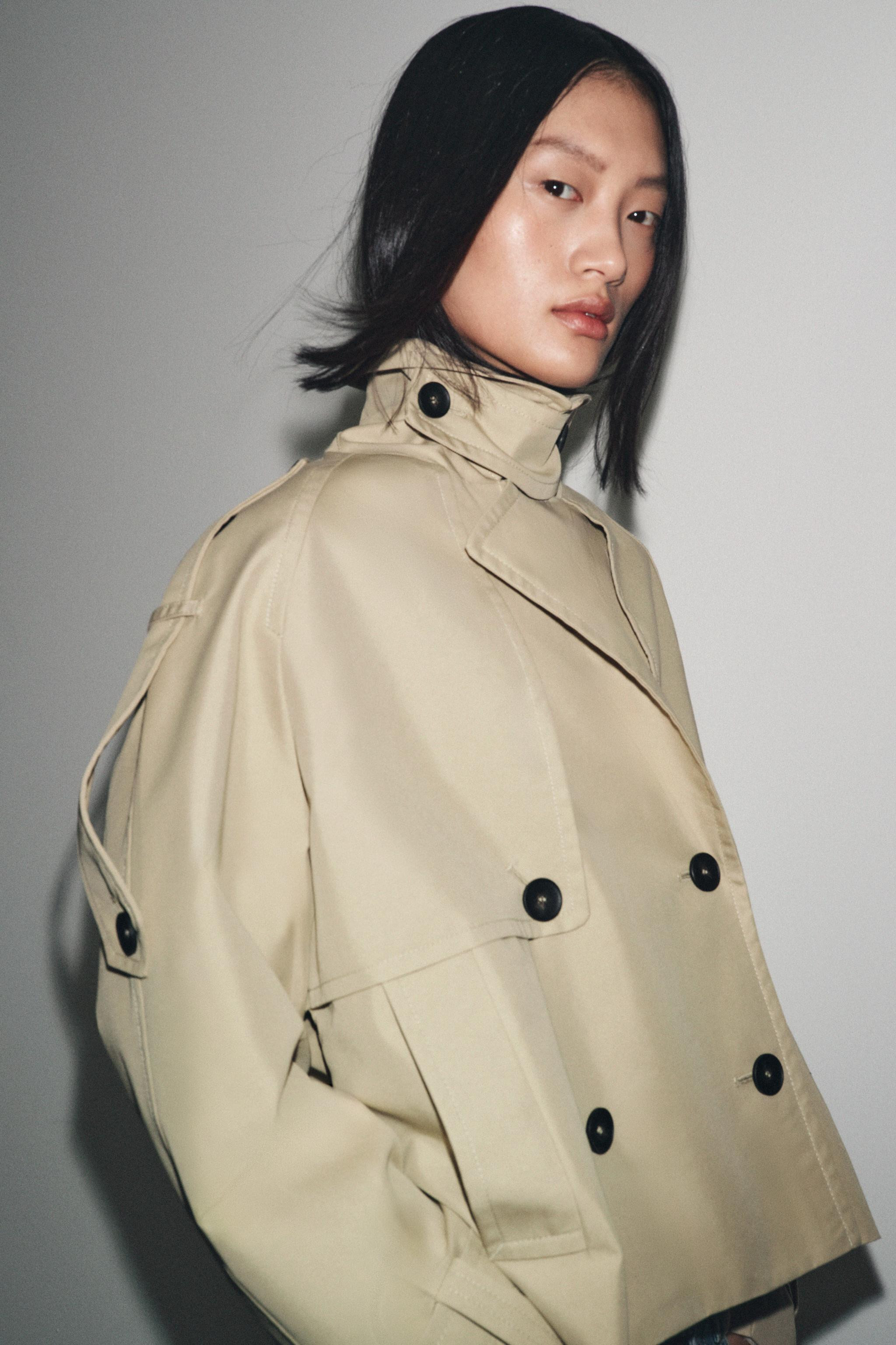 SHORT WATER REPELLENT TRENCH COAT ZW COLLECTION | Zara US