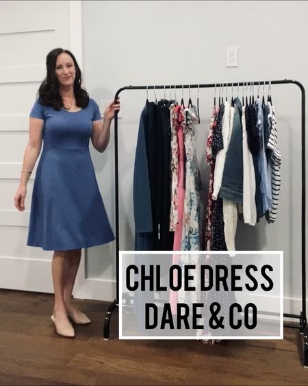 👗 Review: I knew the Chloe dress from @dare.and.co had to be part of my 25-pc summer-to-fall capsule! (Did you see my reel from yesterday?) 

The dress is a flattering pullover, with a scoop neckline & pockets. It’s made from high quality, legging-like material, so it drapes well & is easy to layer under a cardigan or blazer. 

Today, I styled for late-summer - with a statement necklace, glass drop earrings, & nude leather sling backs. 

Perfect teacher outfit!

The dress is available in “black” & “periwinkle” (shown). Here’s a promo code to save you some money if you decide to shop! ➡️ KRISTY10 

#LTKSeasonal #LTKworkwear #LTKBacktoSchool