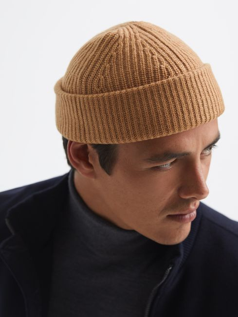 Wool Blend Beanie Hat | Reiss DE