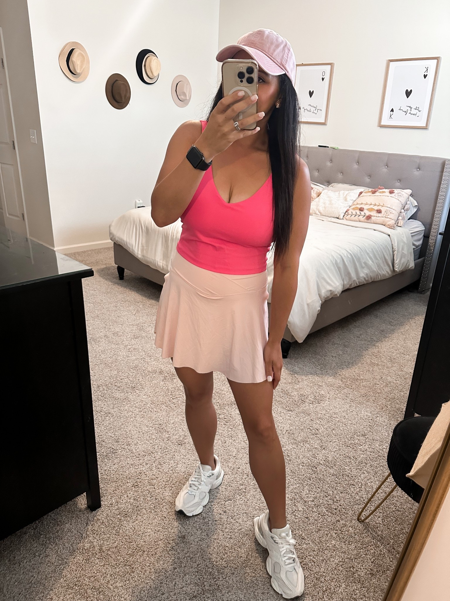 Pink golf outfit, tennis outfit, pink, golf, golf fashion 

#LTKActive #LTKStyleTip