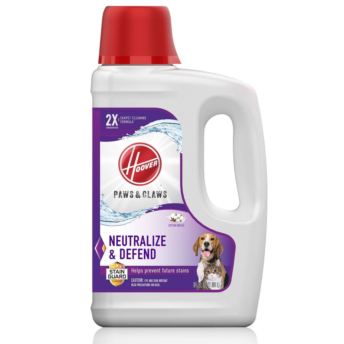Hoover Paws & Claws 64oz Deep Cleaning Carpet Cleaner Shampoo with Stainguard Solution for Pets -... | Target