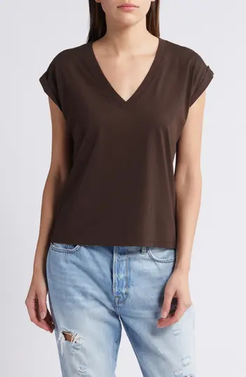 Easy Cotton V-Neck T-Shirt | Nordstrom