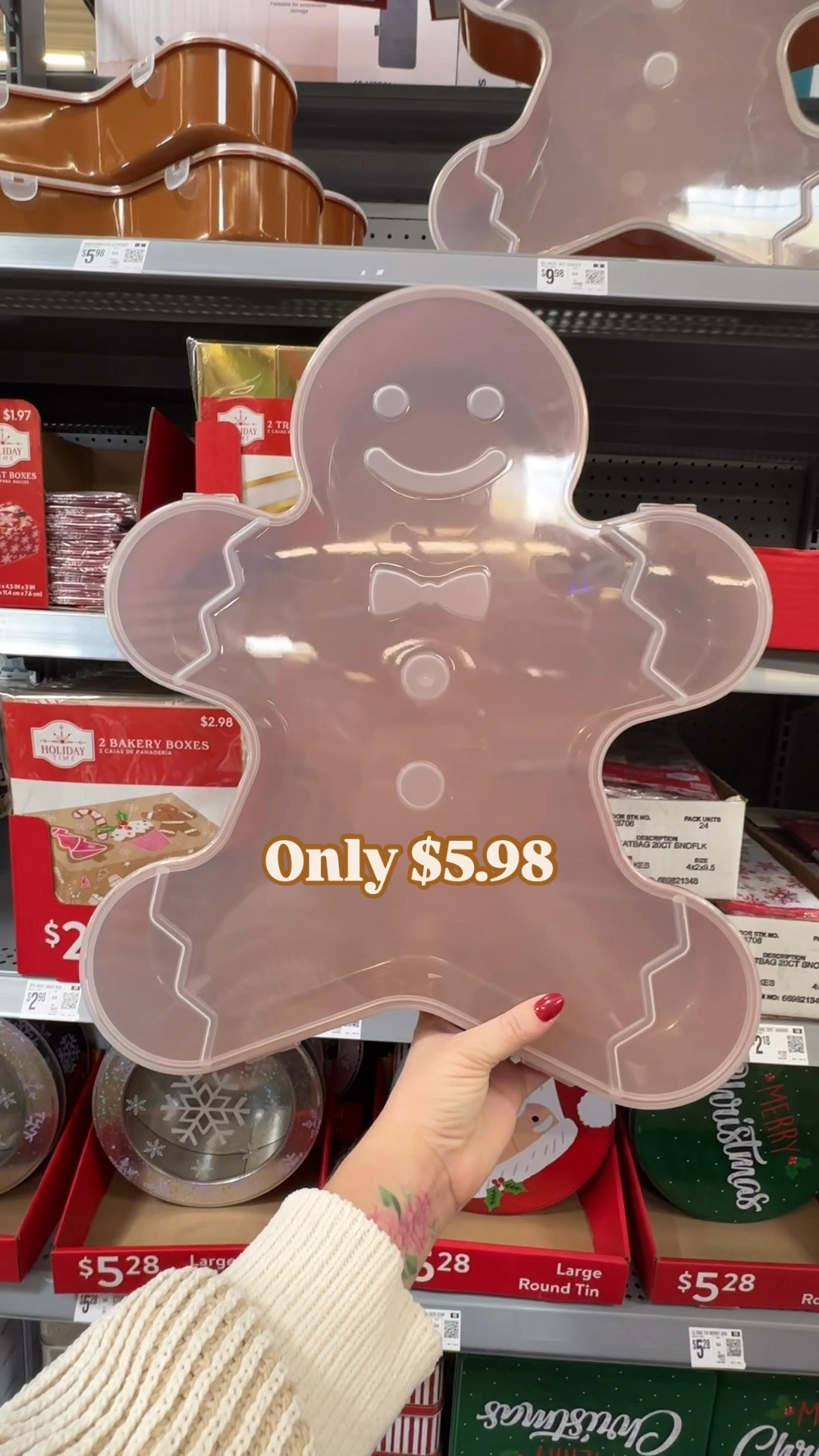 Gingerbread man storage. Gingerbread man. Christmas storage tote. Christmas food storage. Christmas storage. Gingerbread storage  

#LTKSeasonal #LTKHome #LTKHoliday