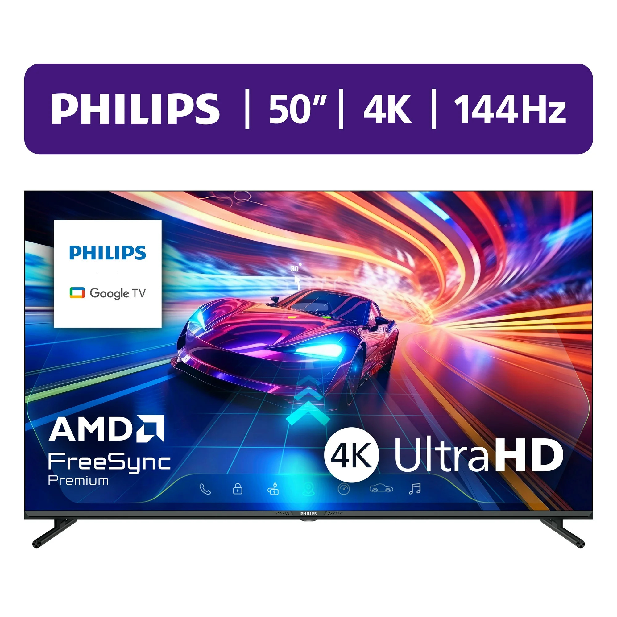 Philips 50” Class 144Hz 4K Ultra HD Gaming + Google Streaming Smart LED TV (50PUG7674/F7) (New)... | Walmart (US)