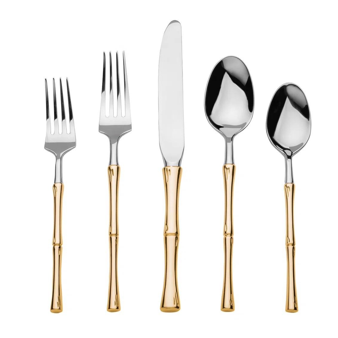 Bamboo 18/10 Stainless 20 Piece Flatware Set, Service For 4 (Set of 4) | Wayfair North America