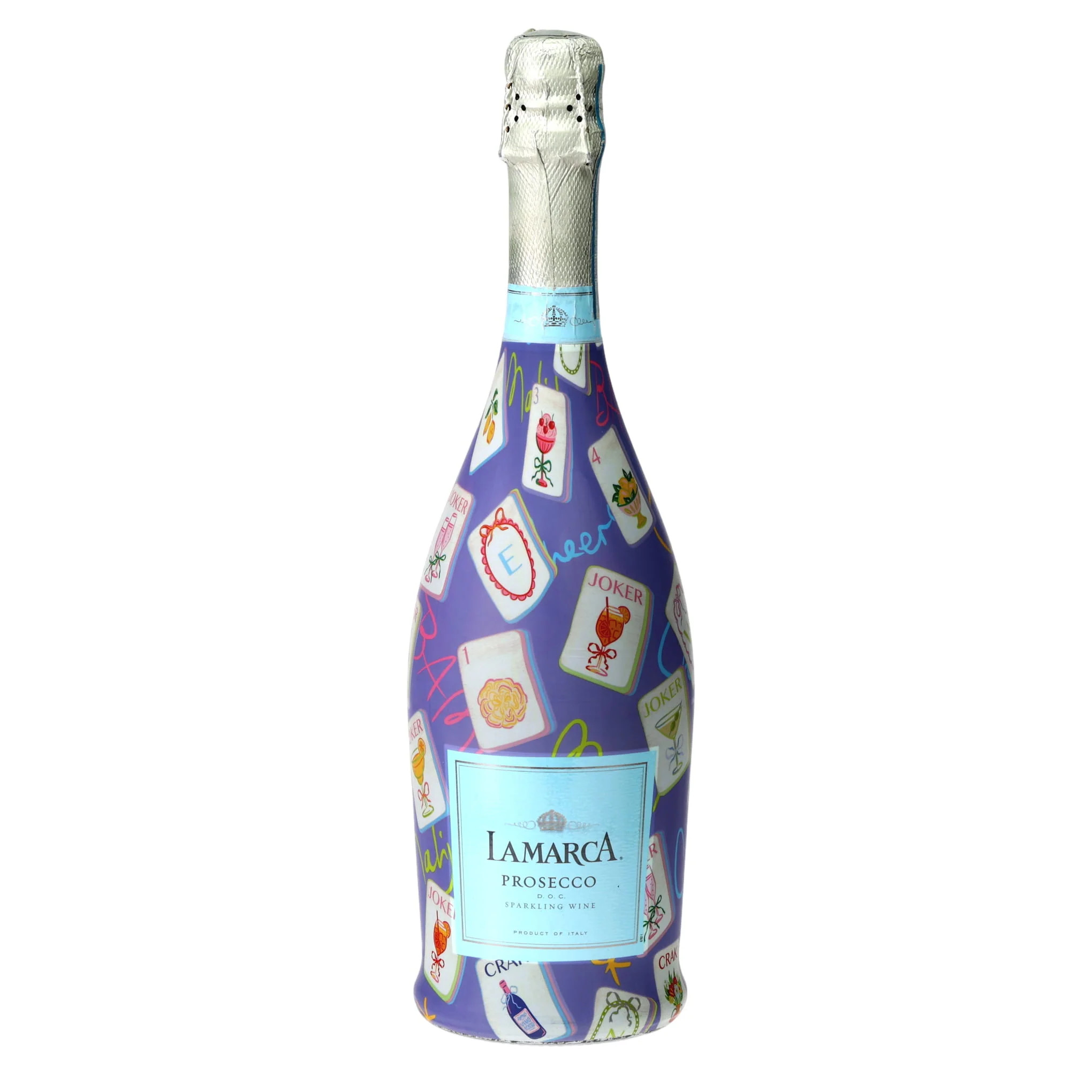Purple Mahjong Prosecco Bottle Wrap | Beau Bottles