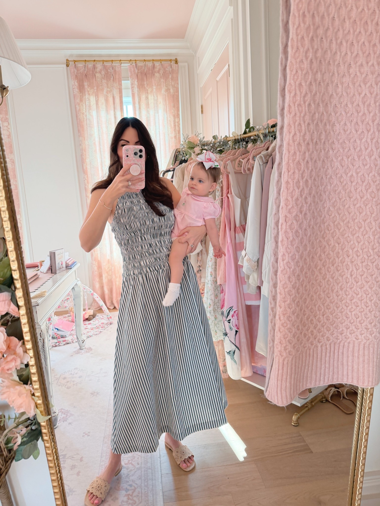 Our masters golf inspired outfits for this beautiful day 🌸☀️🎀 

#LTKmomlife #LTKootd #LTKBaby