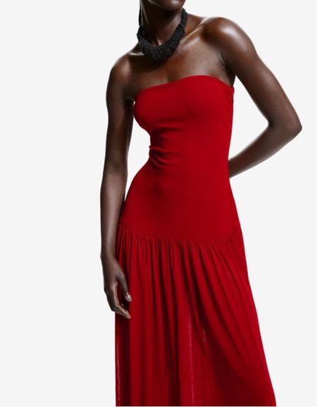 Red maxi dress - wedding guest dress 

#LTKfindsunder100 #LTKstyletip #LTKSeasonal