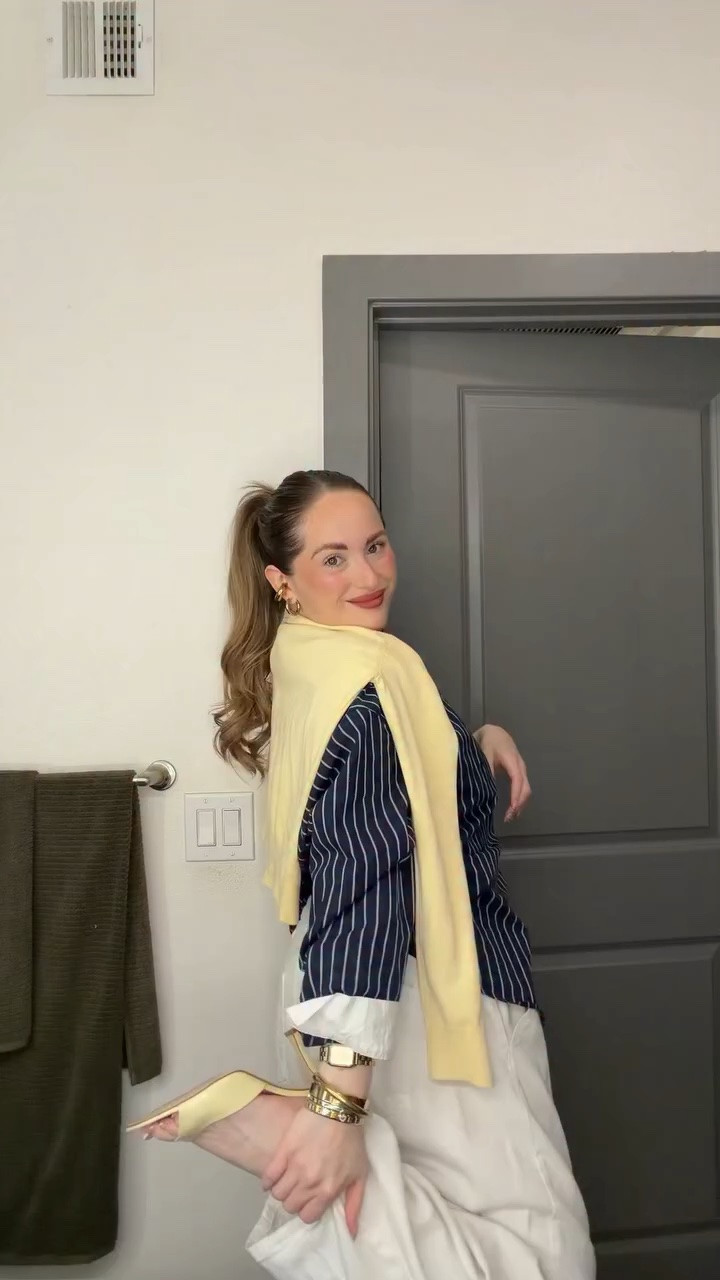 Final touches for today’s look 💛✨

#grwm #grwmforwork