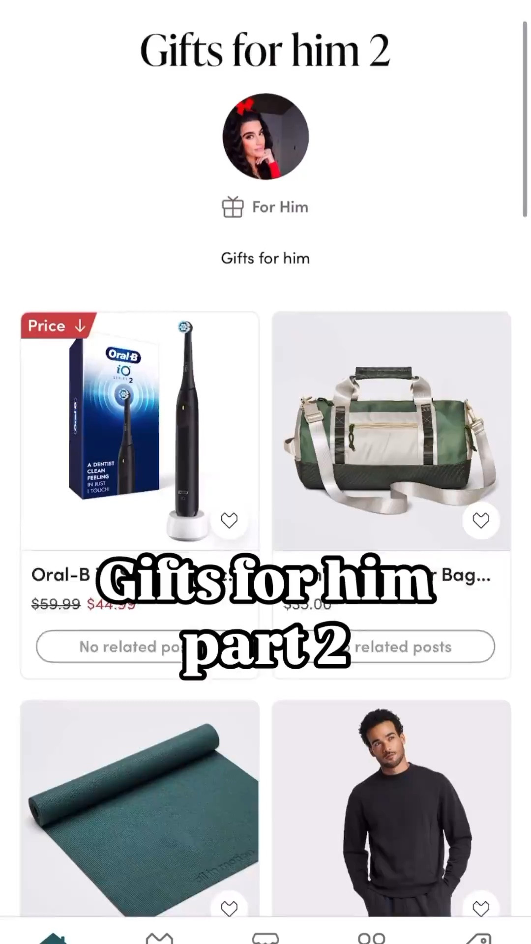 Gifts for him 



#LTKHoliday #LTKGiftGuide #LTKMens