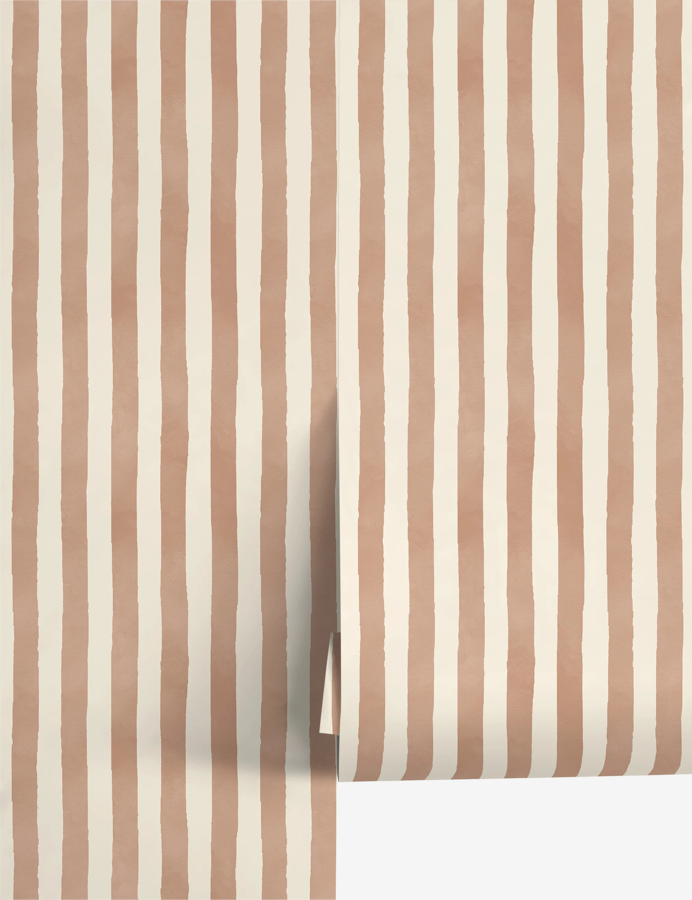 Painterly Stripe Wallpaper by Sarah Sherman Samuel | Lulu and Georgia 