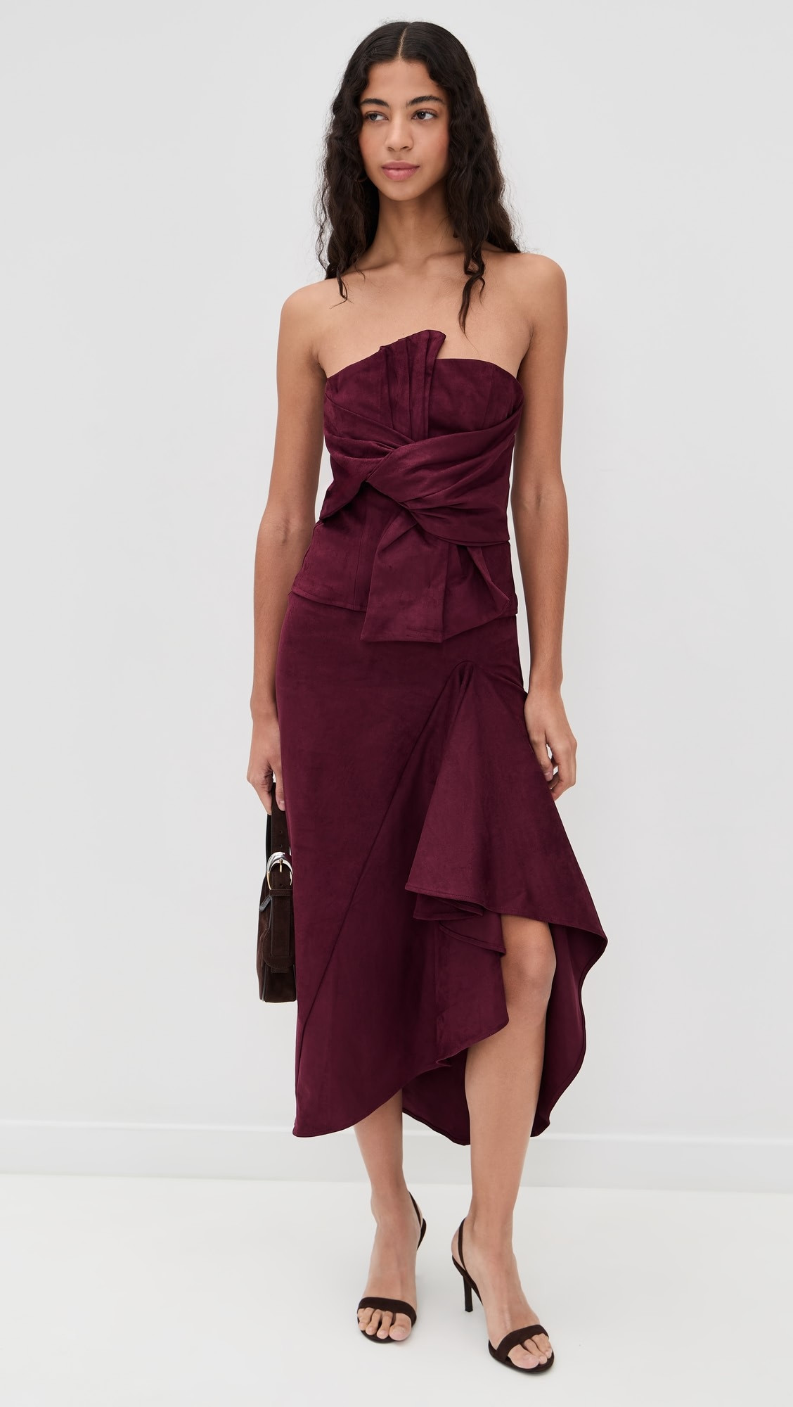 Valen Faux Suede Skirt | Shopbop