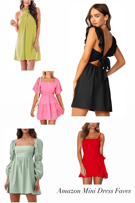 Amazon Mini Dress Faves!! 

#LTKstyletip #LTKunder100 #LTKFind