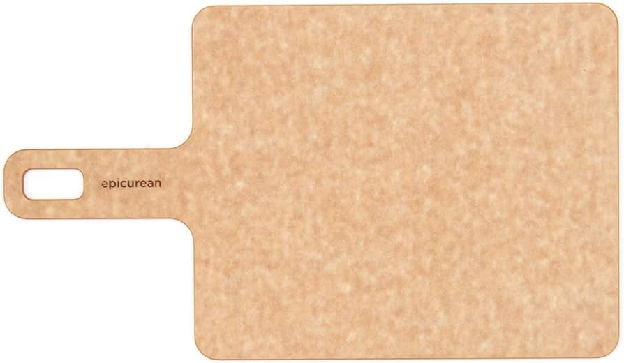Epicurean Handy Series Cutting Board with Handle, 9-Inch by 7-Inch, Natural | Amazon (US)