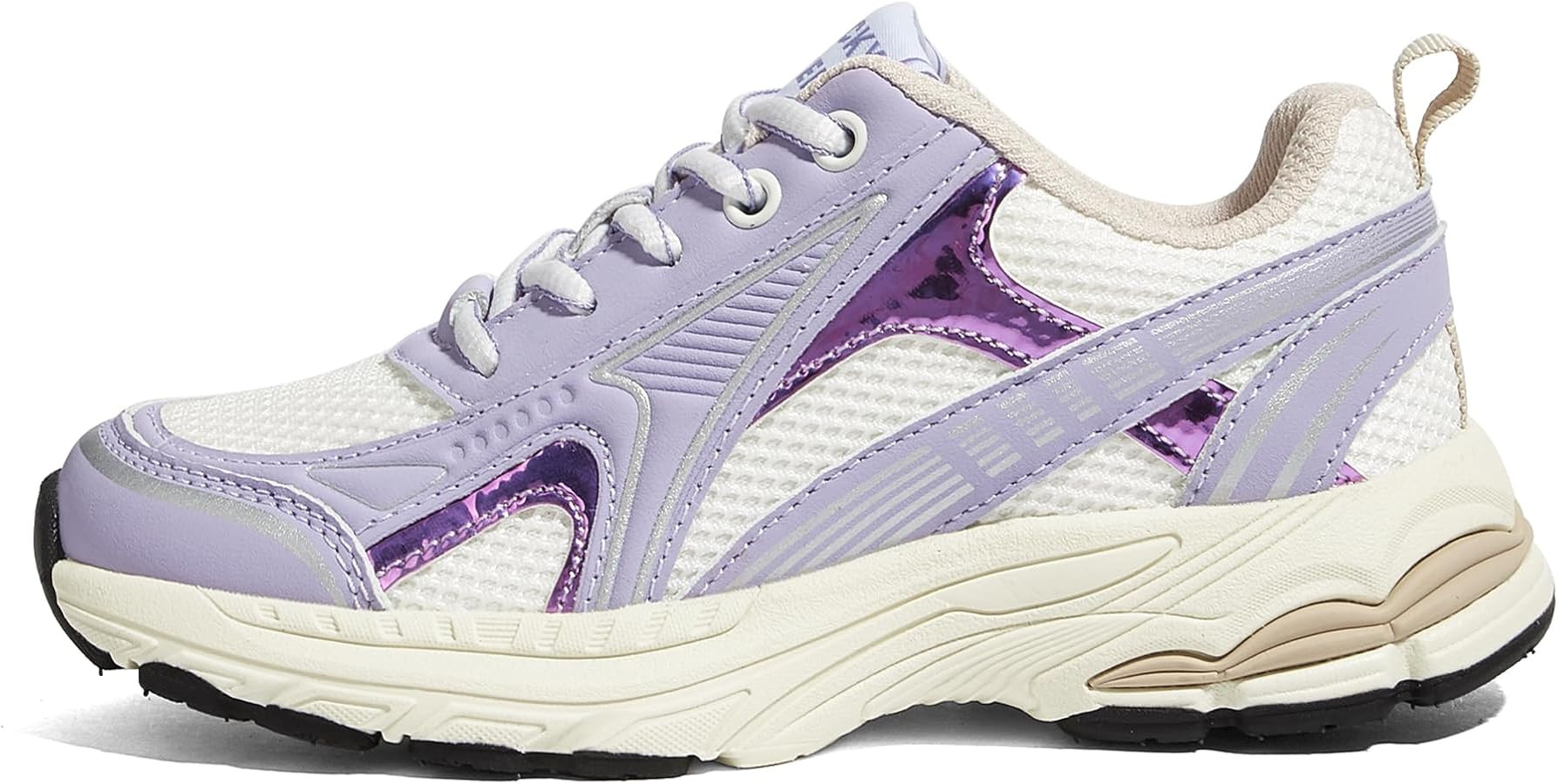 LUCKY STEP Kids'Athletic Sneakers Running Sport Lace Up Lightweight Breathable Mesh Casual Tennis... | Amazon (US)