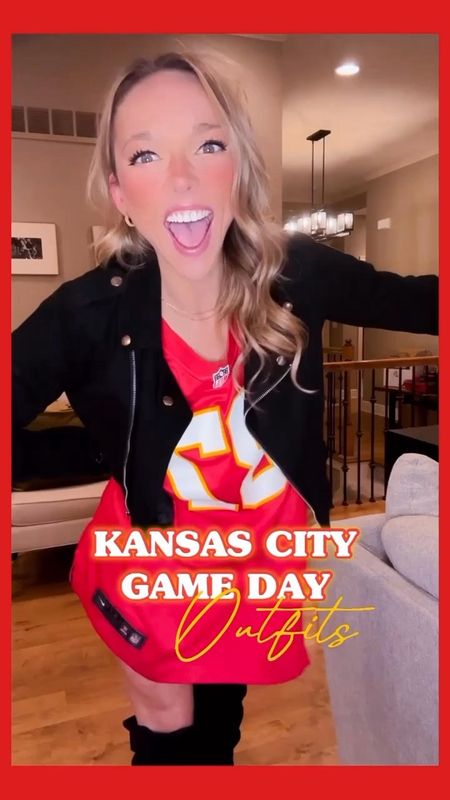 Game Day Outfits 
Kansas City Chiefs ❤️🏈💛
