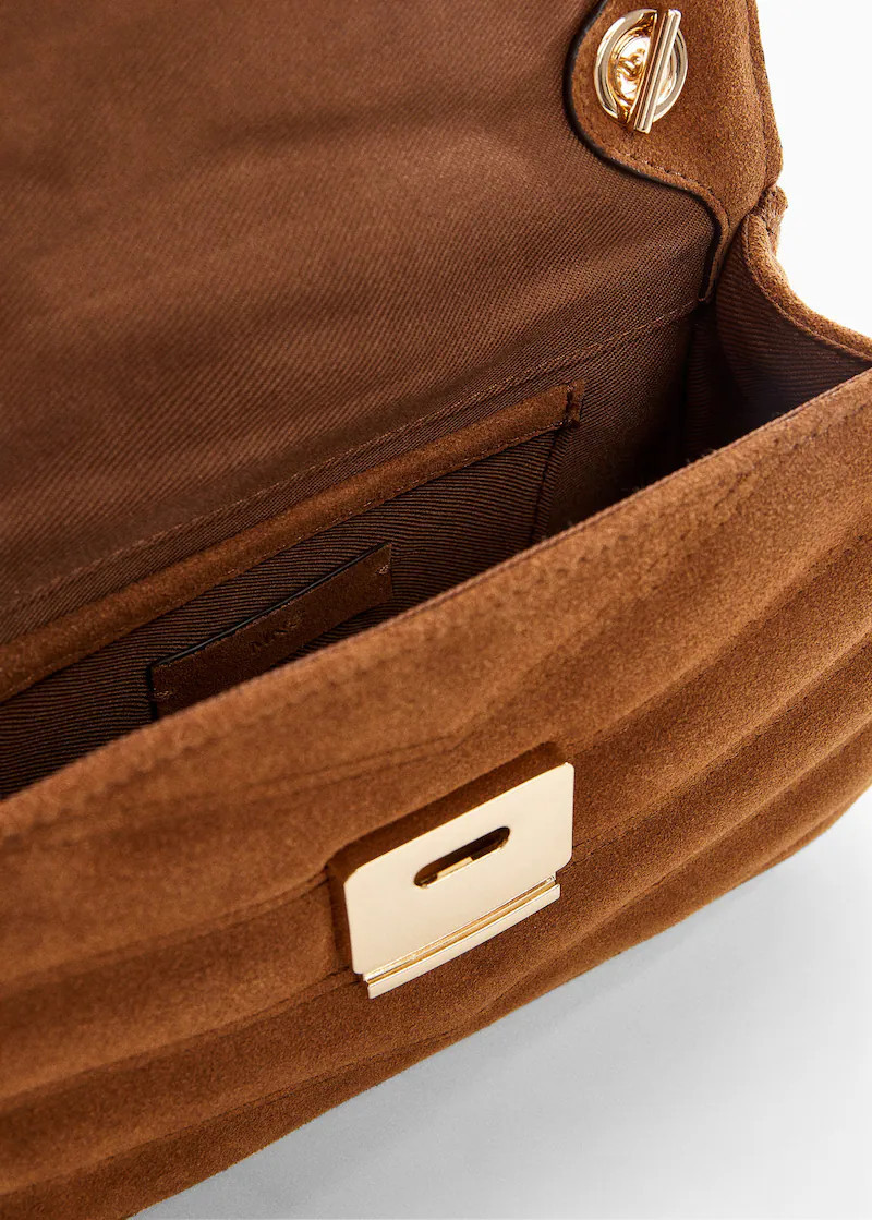 Quilted leather bag | MANGO (US)