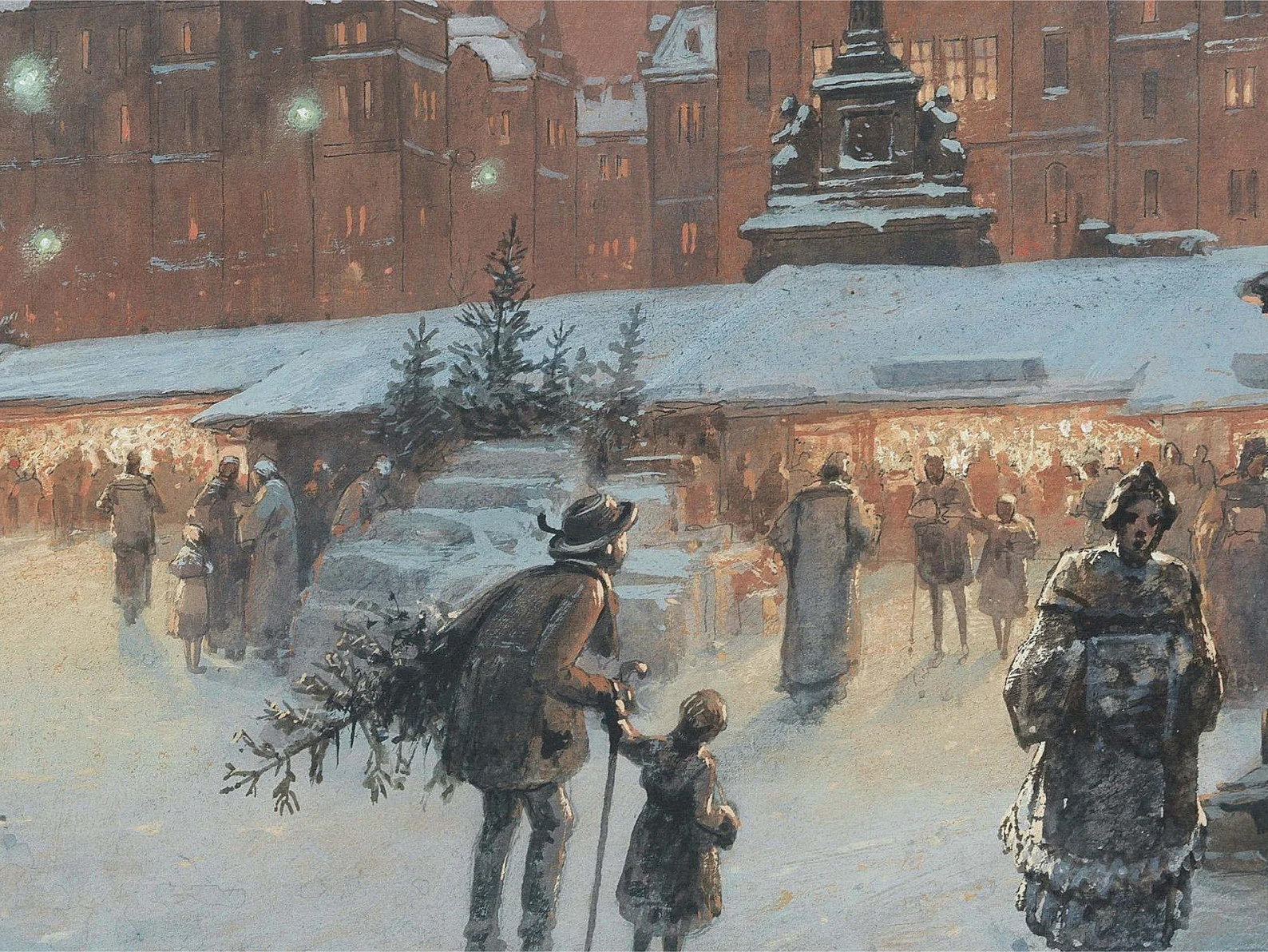 Samsung Frame TV Winter Christmas Holiday Art | Vintage Winter Snowy Village Digital Art | Antiqu... | Etsy (US)