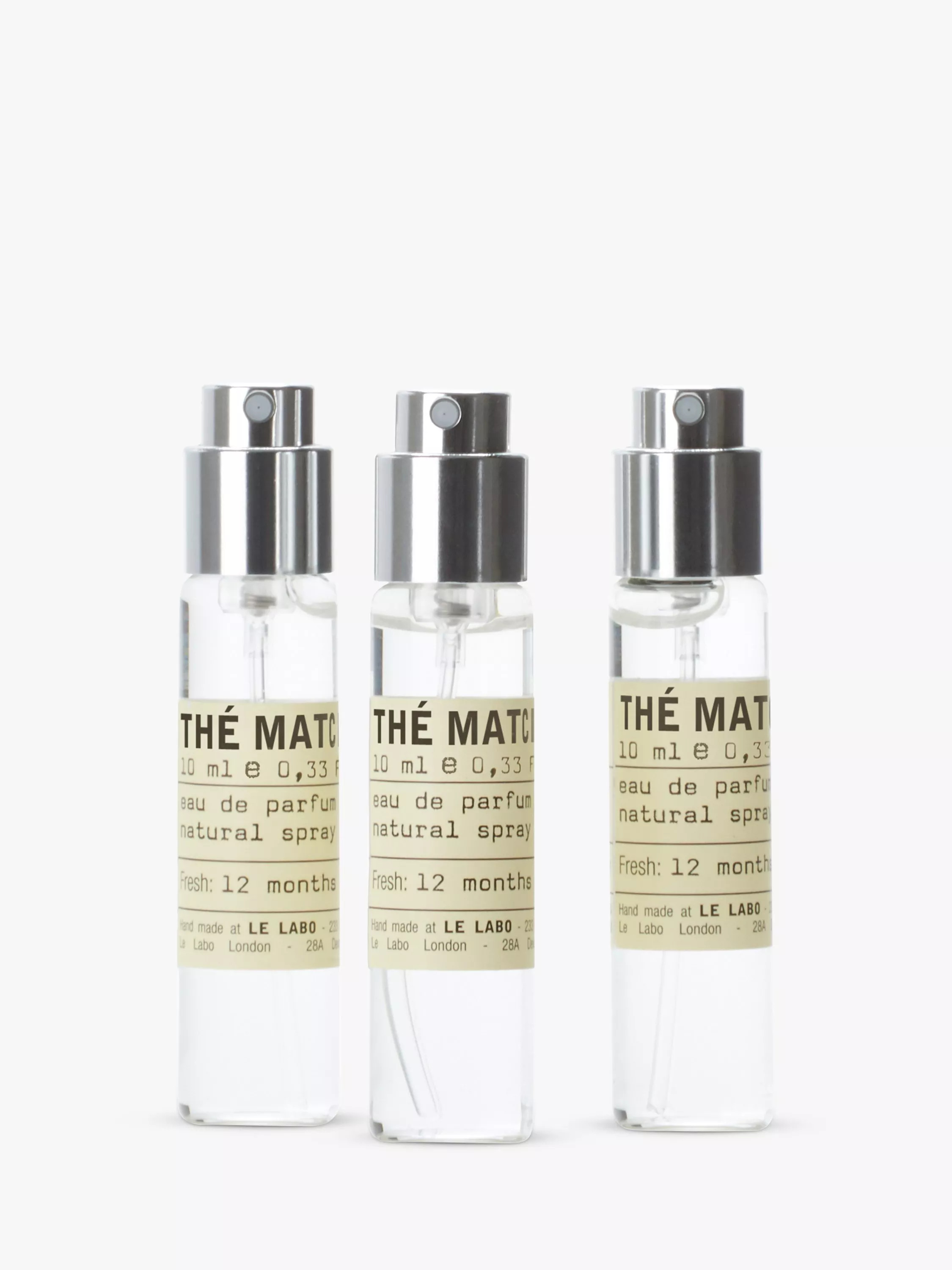 Le Labo Thé Matcha 26 Eau de Parfum Travel Refill, 3 x 10ml | John Lewis (UK)