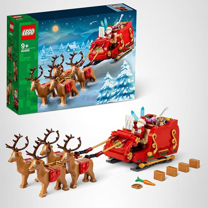 LEGO Santa's Sleigh - Building Toys for Kids, Boys & Girls, Ages 9+ - Indoor Christmas Decoration... | Amazon (US)