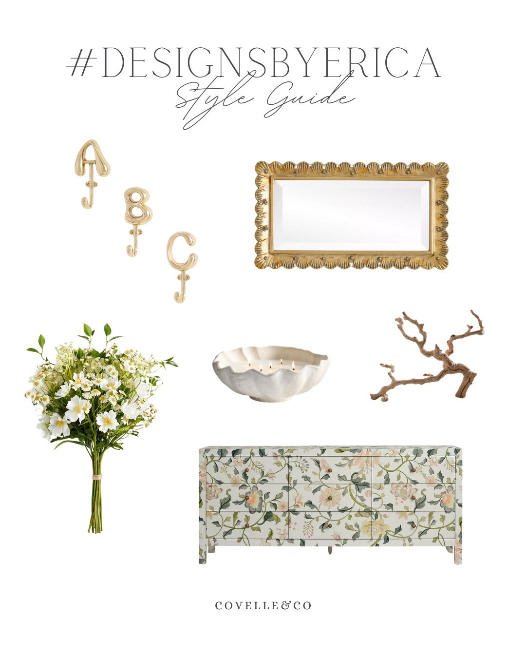 🌼 SUNSHINE, BLOOMS & GOOD VIBES ONLY 🌞✨
Ever wish your space felt like sipping iced matcha in a sun-drenched garden, with your fave summer playlist on loop? Well guess what — the April #DesignsByErica Style Guide just delivered that daydream in full bloom 💐✨

This month’s aesthetic?
☁️ Light as air
🌸 Fresh as a bouquet from Pottery Barn
💛 Golden hour glow (shoutout to that Anthropologie mirror with the gold pattern — swoon!)

We’re serving:
🌷 A floral Anthropologie dresser straight out of a fairytale
🕯️ A dreamy Pottery Barn shell candle that smells like beachside serenity
💐 And floral arrangements so pretty (yes, Pottery Barn, we see you) — you’ll want to style every room around them

It’s not just a vibe, it’s a whole moodboard moment — where spring sweetness meets summer sass in the chicest way possible. 🎨💫

✨ SAVE this for your inspo board
💌 SHARE with your design BFFs
🌸 TAG us when you recreate the look — we live for your versions!

Let’s bloom, baby. 🌿🌞
#SpringToSummer #StyleGoals #DesignsByErica #AnthropologieStyle #PotteryBarnLove

#LTKHome #LTKStyleTip #LTKFindsUnder50