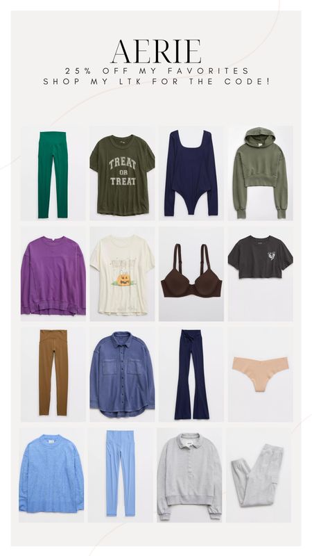 My aerie favorites on sale! Copy the link below to shop & save!

Aerie, fall outfits, fall styles, fall trends, fall fashion, fall inspo, casual style, mom outfits, elevated basics, fall cozies, leggings outfits 

#LTKsalealert #LTKfindsunder50 #LTKSale