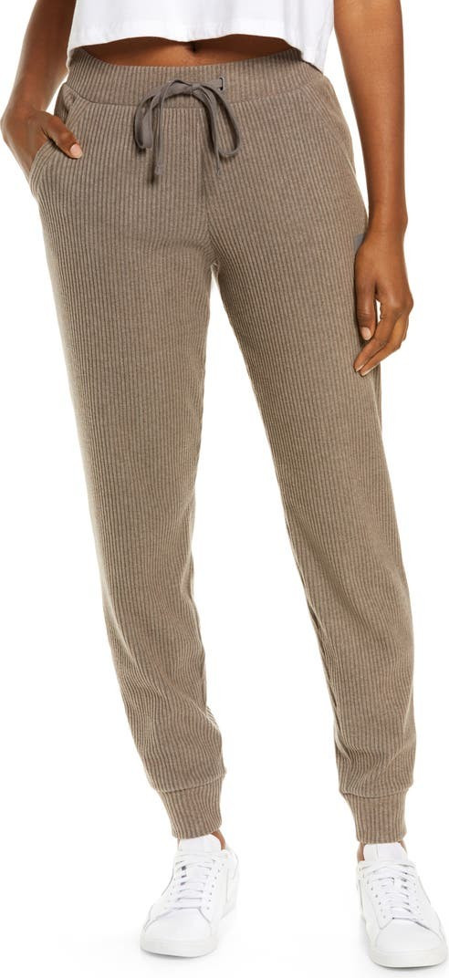 Muse Ribbed High Waist Sweatpants | Nordstrom