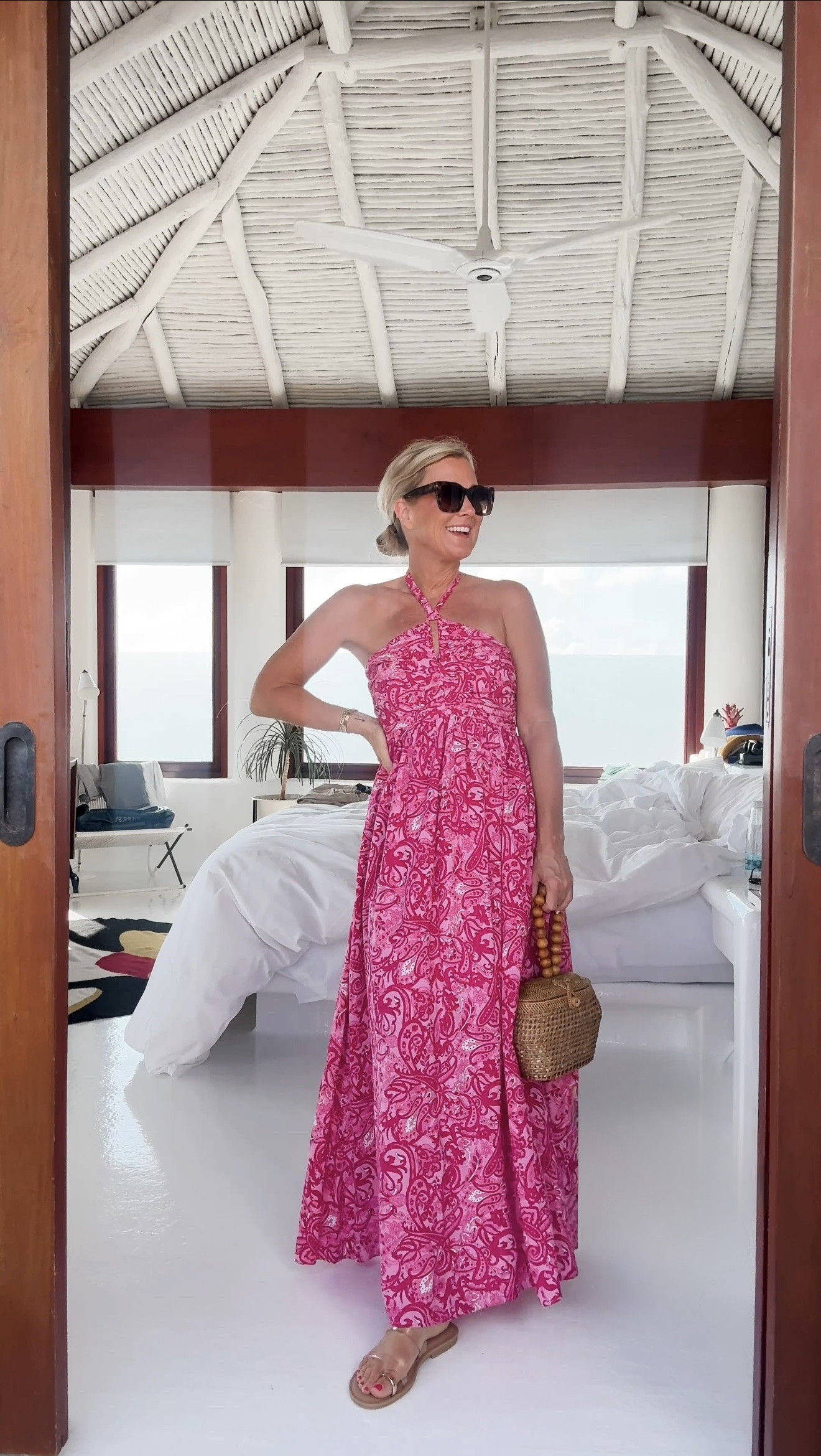 Lightweight & flowy halter maxi, perfect for vacation! I’m in a small 

#LTKOver40 #LTKTravel #LTKFindsUnder50