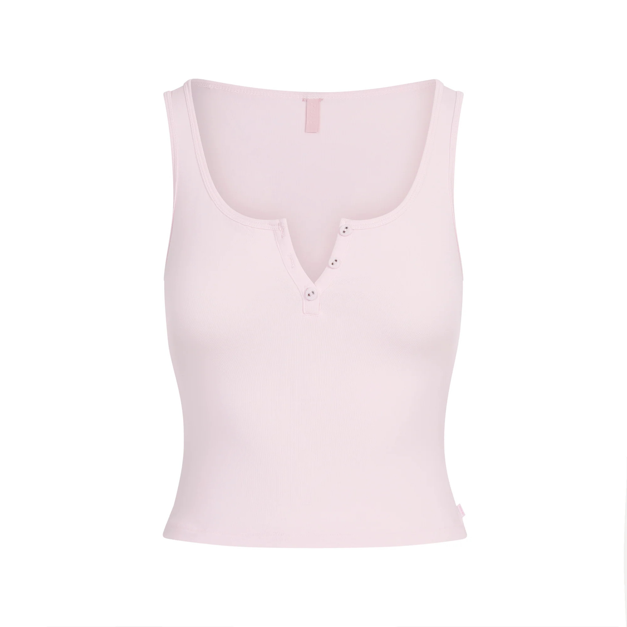 SKIMS SLEEP HENLEY TANK | BLOOM | SKIMS | SKIMS (US)