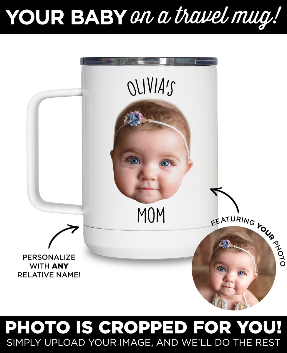 Personalized Baby Travel Mug | Type League Press