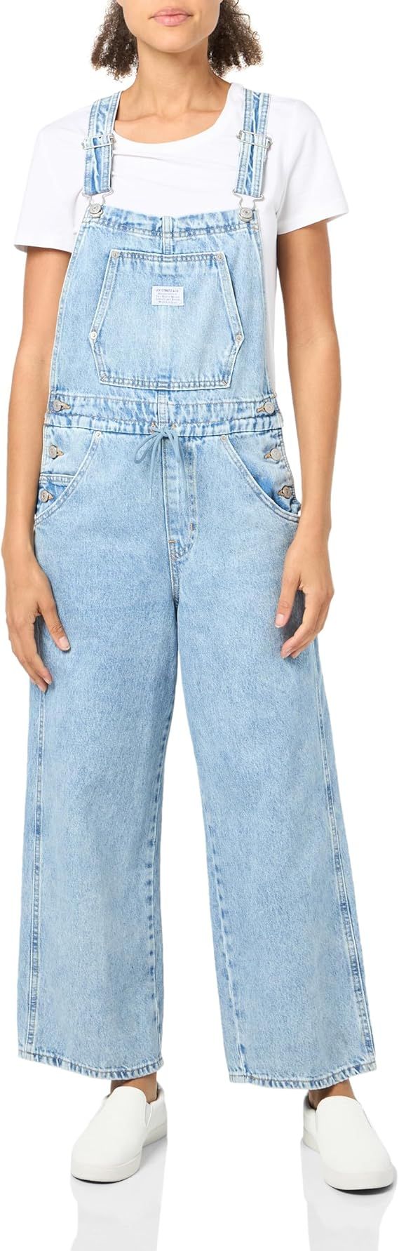 Levi's Women's Apron Overall Jeans | Amazon (US)