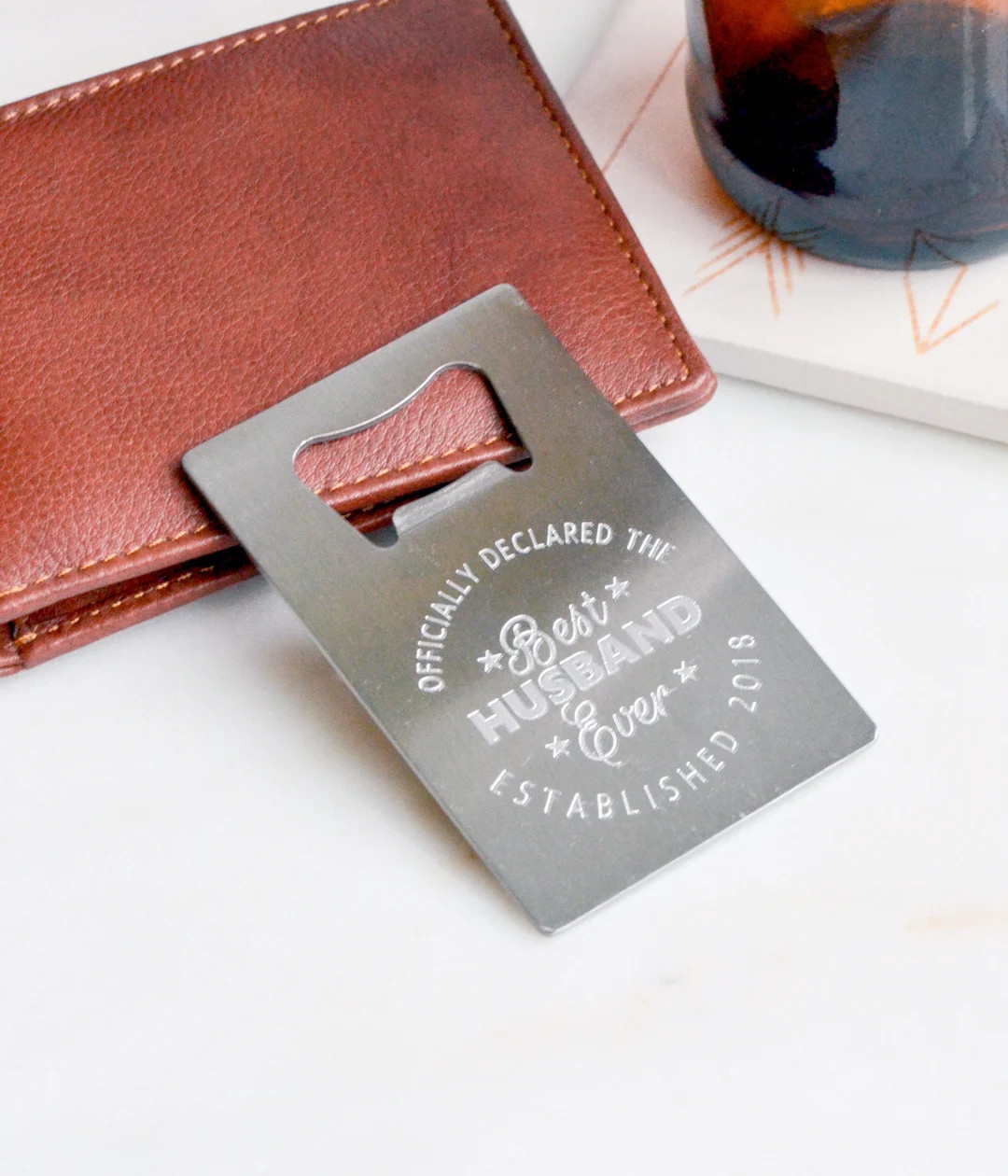 Best Husband Ever Personalized Credit Card Bottle Opener - Etsy | Etsy (US)