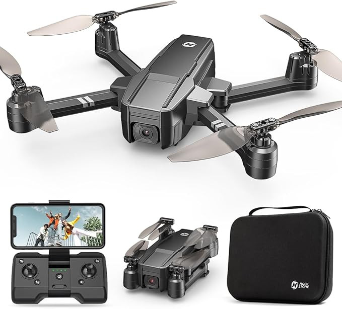 Holy Stone HS440 Foldable FPV Drone with 1080P WiFi Camera for Adult Beginners and Kids; Voice Ge... | Amazon (US)