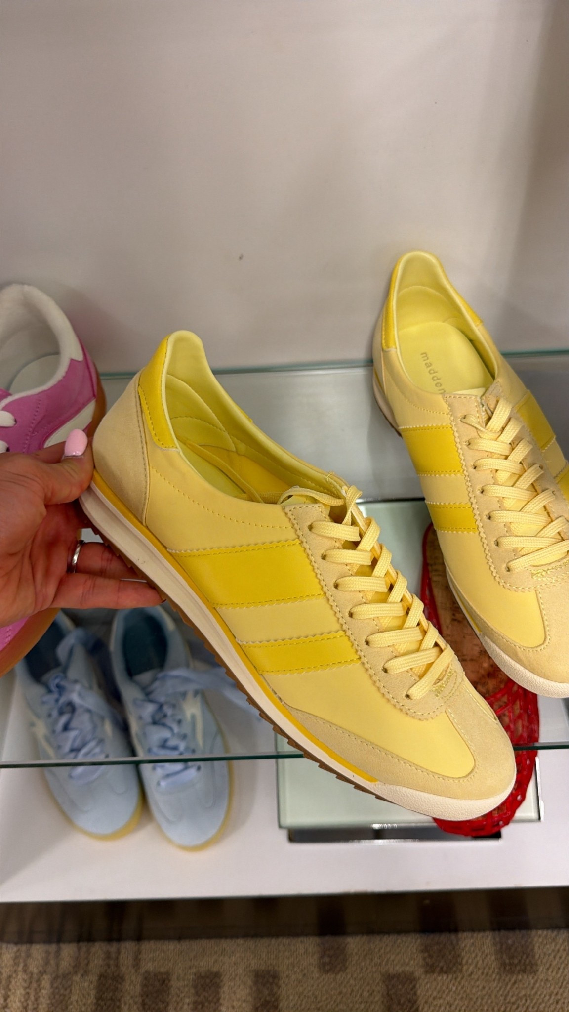butter yellow sneakers are having a moment 💛
the cutest spring shoe—lightweight, comfy, and perfect with denim, dresses, or athleisure
such a good neutral with a pop of color

#butteryellow #springsneakers #affordablestyle #targetstyle #walmartfinds #everydaystyle #casualoutfits #ltkstyle #ltkfinds #ltkshoes #springoutfits #sneakerstyle #neutraloutfits #budgetfriendlyfashion
