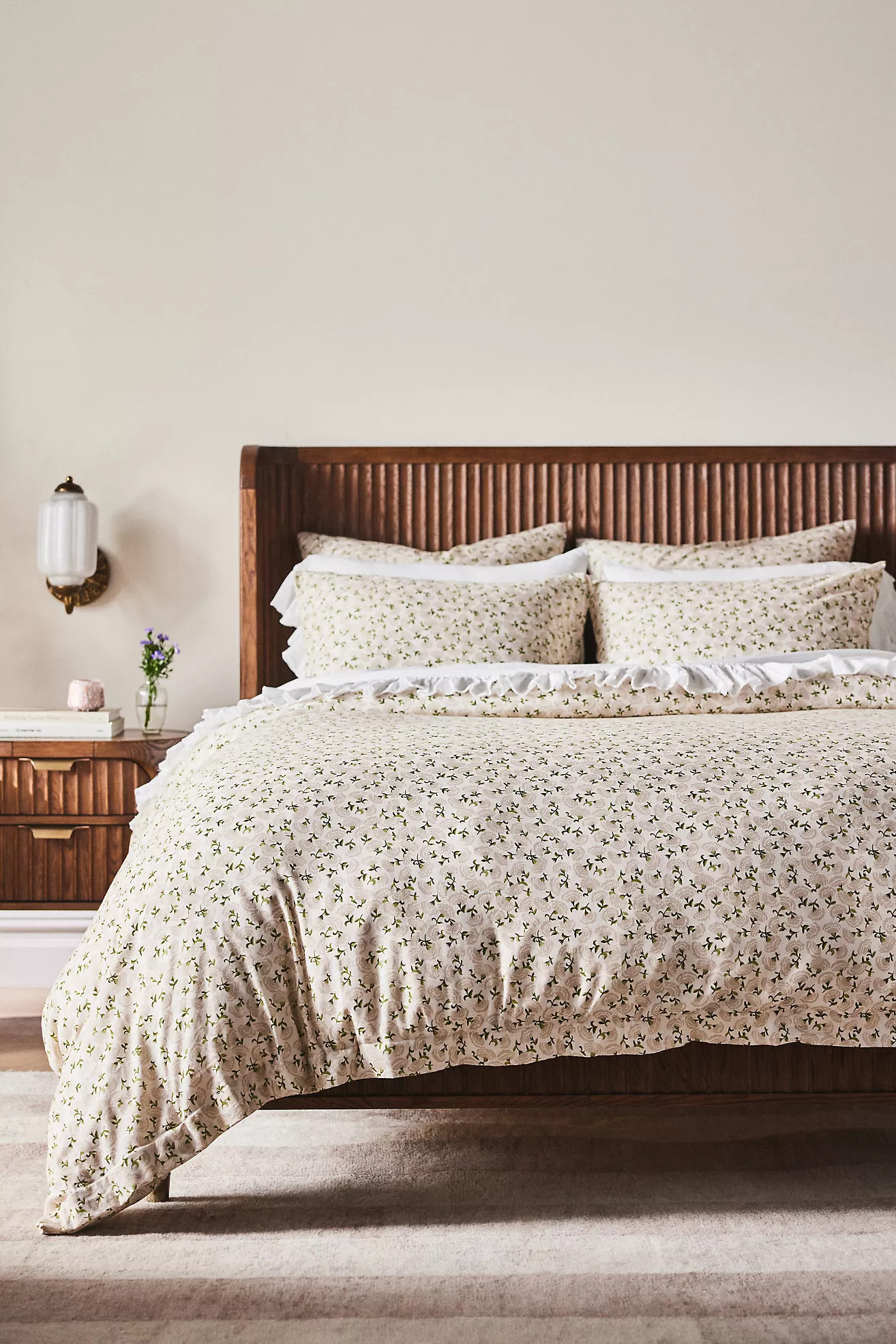 Hannah Cozy Cotton Duvet Cover | Anthropologie (US)
